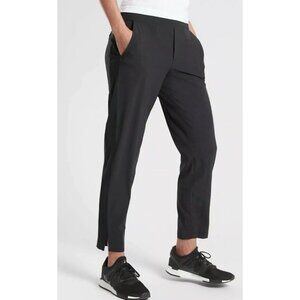 ATHLETA Brooklyn Ankle Pants Women’s Size 16 Black City Commuter Travel Office